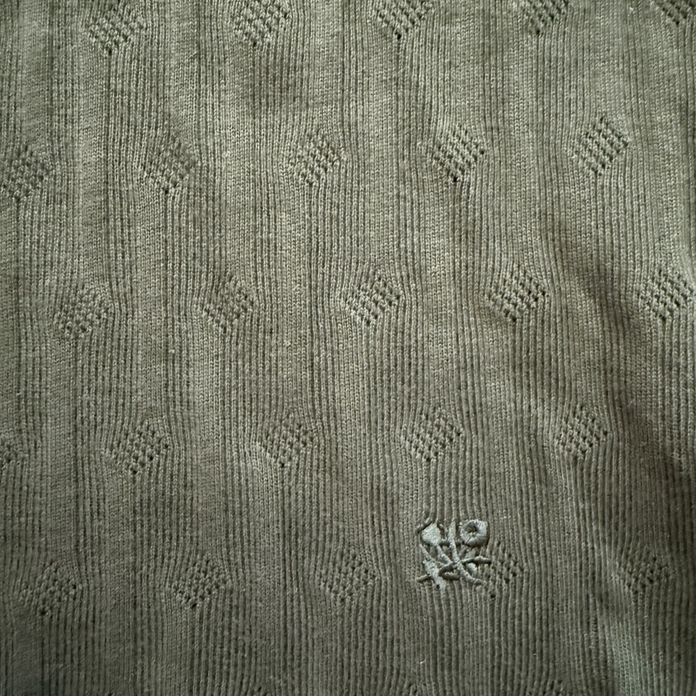 Aime Leon Dore Pointelle Tank Top- Kombu Greeen - NEW WITH TAGS - Picture 2 of 4
